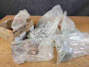 lot 1406 image: Large Lot of Pipe Loop Hangers - From 12 up to 3