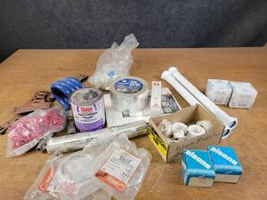 lot 1409 image: Lot of Assorted Plumbing Supplies - NO SHIPPING