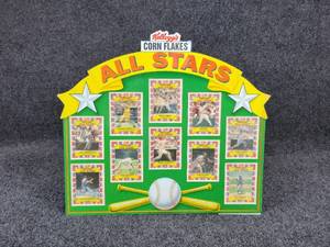 lot 1104 image: 1992 Kelloggs 3D Baseball Card Display - NOS - Measures 15-14 W x 14 H