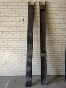 lot 1008 image: New Pair of 84 Forklift Fork Extensions - Inside Dimensions 6 x 2-12 - NO SHIPPING