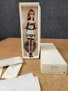 lot 1260 image: Limited Edition Lingerie Silkstone Barbie Doll #6 - Mattel Number 56948
