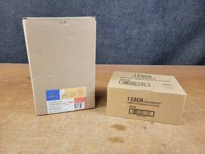 lot 1322 image: Sparco Locking Cash Box w Combination and Steelmaster Compact Counterfeit Bill Detector - Model 200100 - Both New in Box