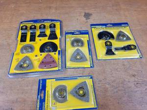 lot 1327 image: Lot of New Multi-Tool Attachments
