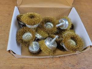 lot 1334 image: (20) New Wire Brush Wheels - Assorted Sizes
