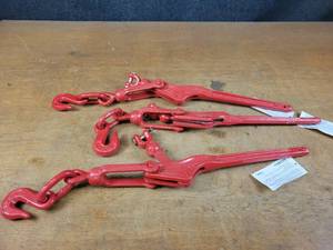 lot 1341 image: (3) NEW 38 Chain Binders