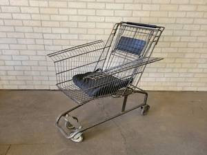 lot 1343 image: Gordmans Shopping Cart Chair - Measures 34 L x 29 W x 37 H - NO SHIPPING