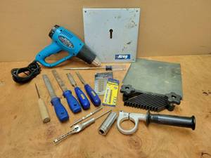 lot 61 image: Heat Gun, KREG Plate, Hand Tools and More