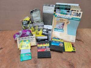 lot 72 image: Large Lot of Assorted Sandpaper, Steel Wool and More