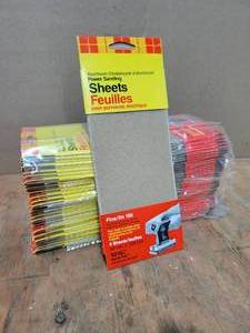 lot 78 image: (39) 6-Packs of 150 Grit Fine Sandpaper 93mm x 228mm - Part No. 9215C