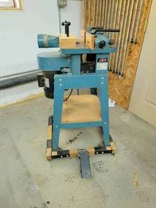 lot 27 image: JET Woodworking Shaper - Model JWS-18HO, 1HP 115V 1Ph - Tested and Works - NO SHIPPING