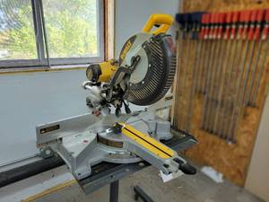 lot 26 image: DeWalt Model DW178 12 Double Bevel Sliding Compound Miter Saw - Tested and Works - NO SHIPPING