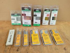lot 119 image: Large Lot of Brad Nails, Finish Nails and Staples