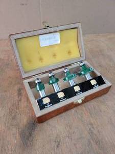 lot 125 image: Woodcraft 4-Piece Router Bit Kit - 12 Shank