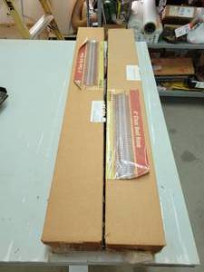 lot 145 image: (2) New 4 x 10 Clear Dust Collector Hoses