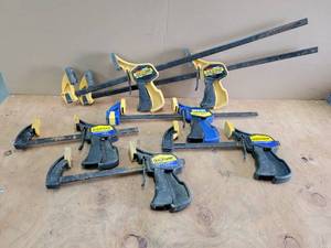 lot 163 image: Lot of (6) Quick-Grip Clamps - Includes (3) 6, (1) 12 and (2) 24
