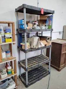 lot 174 image: 5-Tier Poly Shelf - Overall about 72 x 36 x 18 - NO SHIPPING