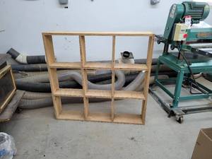 lot 176 image: Wood Cubby Shelf - 37-12 x 36 x 6 - NO SHIPPING