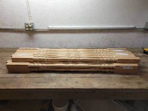 lot 182 image: (20) New Hemlock Posts - 2 x 2 x 48 - NO SHIPPING