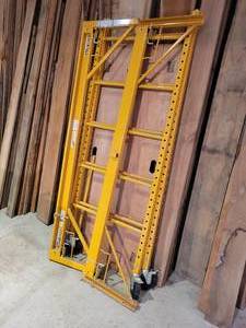 lot 12 image: 1000 LB Capacity Rolling Scaffolding Unit- Platform is 67 x 29 and 72 Height w Caster Wheels - NO SHIPPING