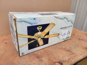 lot 198 image: Unused in Box 52 Ceiling Fan - NO SHIPPING