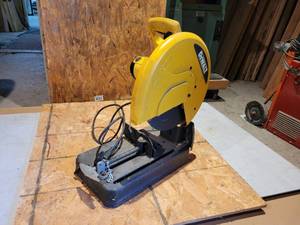 lot 9 image: DeWalt Model D28710 14 Chop Saw - Tested and Works - NO SHIPPING
