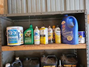 lot 261 image: Liquid Wrench, Primer and More on Shelf - NO SHIPPING