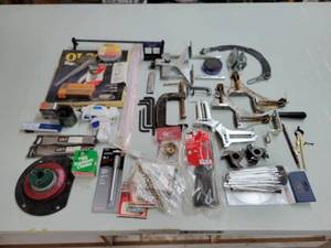 lot 271 image: Large Lot of Garage Supplies, Hardware, tools and More