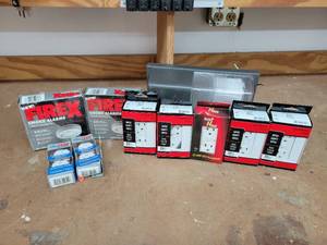 lot 279 image: NEW 20A GFCI Outlets and More