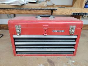 lot 283 image: Craftsman Toolbox w Tools - About 20 x 12 x 9 - NO SHIPPING