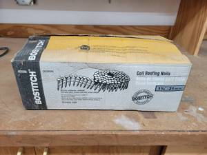 lot 288 image: Unused Case of BOSTITCH Coil Nails - 1-14 - 7200 Nails - Part No. CR3DGAL - NO SHIPPING