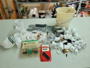 lot 289 image: Lot of Plumbing and Electrical Supplies - NO SHIPPING