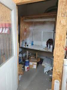 lot 308 image: Contents of Paint Booth Room, Includes Blower - Bring Tools to Remove Blower - NO SHIPPING
