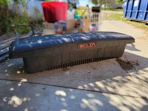 lot 315 image: Delta Poly Toolbox & Contents - Fits boxes 5 wide, Measures 69 Long x 21 Wide 15 Tall - NO SHIPPING
