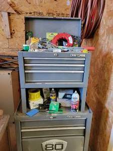 lot 316 image: Contents of Craftsman Tool Chest - TOOL CHEST NOT INCLUDED - NO SHIPPING
