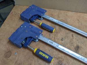 lot 106 image: (2) IRWIN 48 Parallel Jaw Clamps - Part No. 2026501