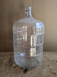 lot 238 image: 5-Gallon Glass Water Jug - NO SHIPPING