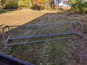 lot 332 image: Bike Rack - Measures about 11 long x 32 deep x 28 tall - NO SHIPPING