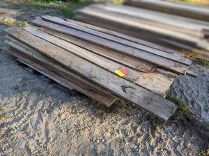lot 333 image: Lot of Mostly 44 Rough Sawn Lumber - Approx. 140 bdft - Mixed Species - Most around 6 to 8 Long - NO SHIPPING
