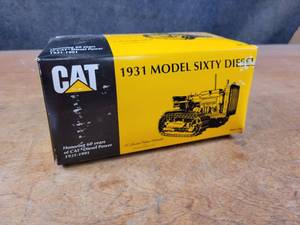 lot 2622 image: 1931 Caterpillar Model Sixty Diesel Crawler Diecast Model - 125 Scale - Conrad Model 2873 - Limited Edition #6775 of 10,000