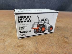 lot 2631 image: Case 4890 Traction King 4-Wheel Drive Tractor Diecast Model - 140 Scale - NZG Model 154