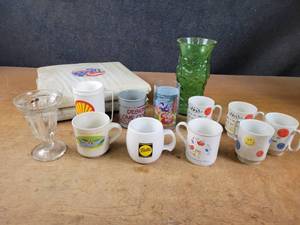 Advertising Mugs, Farm fest 76 Seat Cushions and More - NO SHIPPING