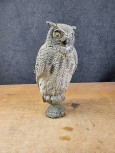 Vintage Blow mold Carry-Lite Owl Decoy - About 16 Tall