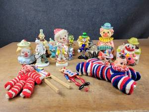 Vintage Creepy Clown Collection, Truly the stuff of Nightmares