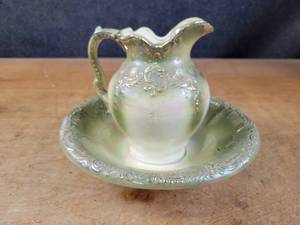 Vintage ayners Pitcher and Bowl - Overall about 8 Tall x 10 Diameter
