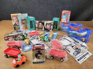 Large Lot of Collectables - Dale Earnhardt Sr, Anastasia, Snow White, Radio Flyer and More
