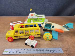 Fisher-Price Little People Toys - Airplane, Boat, School Bus and More