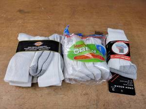New Packs of Mens Crew Socks - Size 6-12