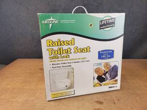 New In Box Medline Raised Toilet Seat