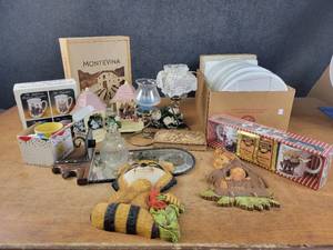 Large Lot of Assorted Home Dcor - NO SHIPPING