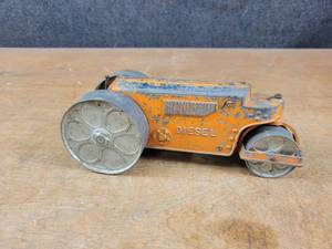 Antique HUBLEY Diesel Roller Toy - About 10 Long